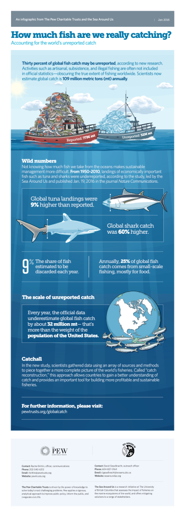 How much fish are we really catching? (Infographic courtesy of The Pew Charitable Trusts)