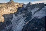 Decreasing size of B.C.'s iconic Blackcomb Glacier; photo by Chloe Monty